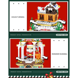 Klocki Reobrix Świąteczne Marzenie Christmas Dreams 843 PCS