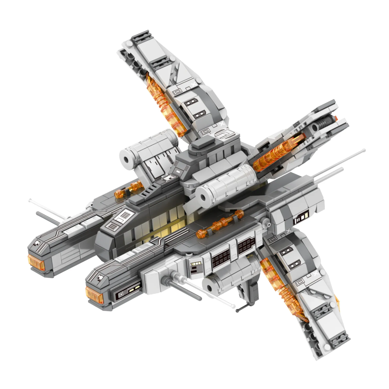 Klocki Reobrix Lagrange-Stinging Jellyfish-Class-Frigate - Myśliwiec Kosmiczny 906 PCS Klocki Reobrix Lagrange-Stinging Jellyfish-Class-Frigate - Myśliwiec Kosmiczny 906 PCS