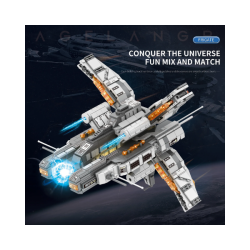 Klocki Reobrix Lagrange-Stinging Jellyfish-Class-Frigate - Myśliwiec Kosmiczny 906 PCS