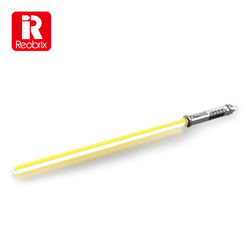 Klocki Reobrix Miecz Świetlny Żółty Yellow lightsaber 598 PCS