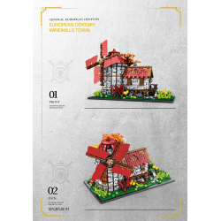 Klocki Reobrix Średniowieczny Młyn 2296 PCS