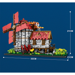 Klocki Reobrix Średniowieczny Młyn 2296 PCS