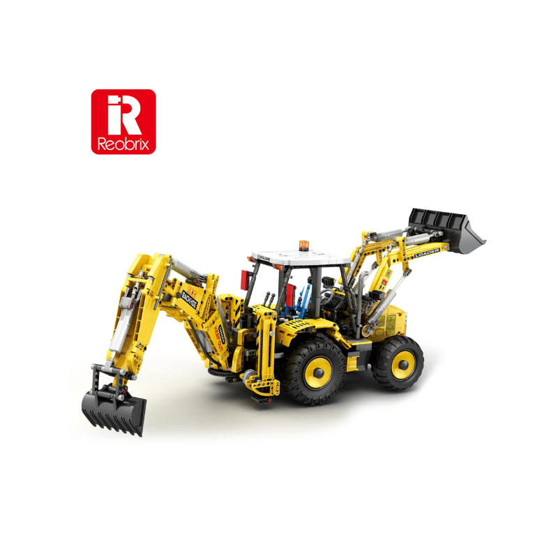 Klocki Reobrix Koparko-Ładowarka - Dwufunkcyjna - Wersja Interaktywna 2466 PCS Klocki Reobrix Koparko-Ładowarka - Dwufunkcyjna - Wersja Interaktywna 2466 PCS