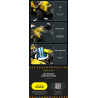 Klocki Reobrix Koparko-Ładowarka - Dwufunkcyjna - Wersja Interaktywna 2466 PCS