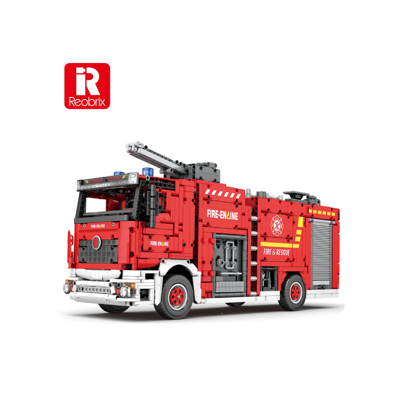 Klocki Reobrix Wóz Strażacki z armatką wodną - Wersja Interaktywna 2888 PCS Klocki Reobrix Wóz Strażacki z armatką wodną - Wersja Interaktywna 2888 PCS