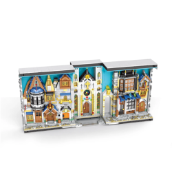Klocki Reobrix Middle Ages Bazaar Book Miasto Średniowieczne - Wstawka na książki 2922 PCS