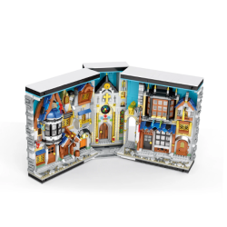 Klocki Reobrix Middle Ages Bazaar Book Miasto Średniowieczne - Wstawka na książki 2922 PCS