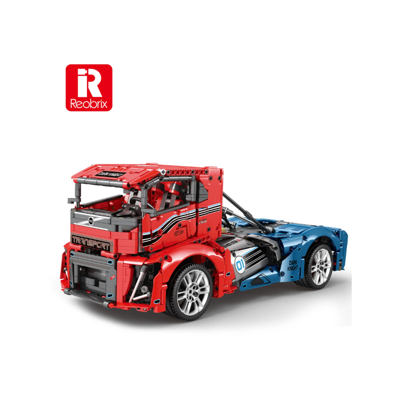 Klocki Reobrix Ciężarówka Volvo Ciężarówka Wyścigowa - Wersja Interaktywna 2116 PCS Klocki Reobrix Ciężarówka Volvo Ciężarówka Wyścigowa - Wersja Interaktywna 2116 PCS