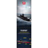 Klocki Reobrix Nuklearna Łódź Podwodna Submarine Los Angeles-class SSN 2988 PCS