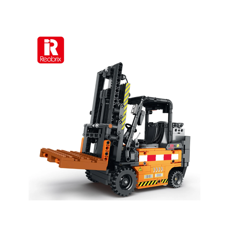 Klocki Reobrix Wózek Widłowy - Wersja Interaktywna 722 PCS
