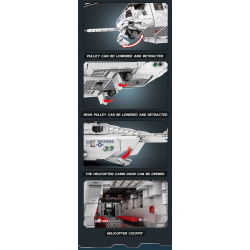 Klocki Reobrix Ch-53E Transport Helicopter 2192 PCS