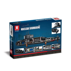 Klocki Reobrix Nuklearna Łódź Podwodna 1498 PCS