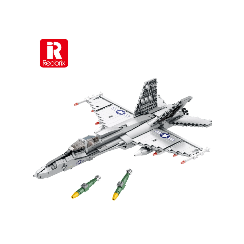 Klocki Reobrix F-18 1387 PCS Klocki Reobrix F-18 1387 PCS