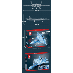 Klocki Reobrix Su-57 1456 PCS