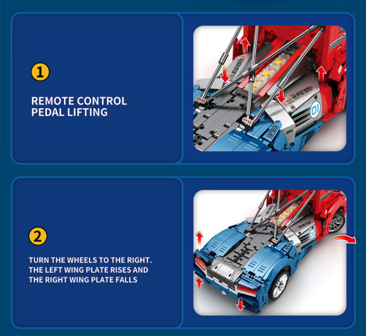 11008-D Racing Truck (2116pcs)