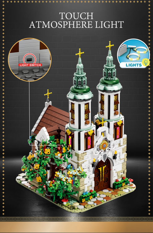 66023 Church (3306pcs)