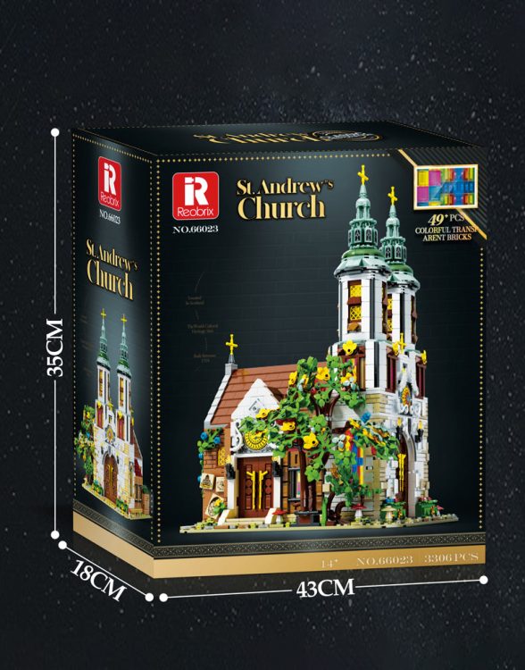 66023 Church (3306pcs)