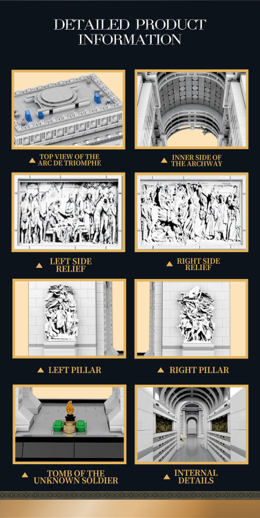 66024 Arch of Triumph (3718pcs)