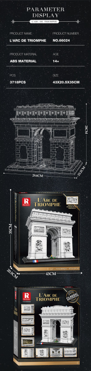 66024 Arch of Triumph (3718pcs)