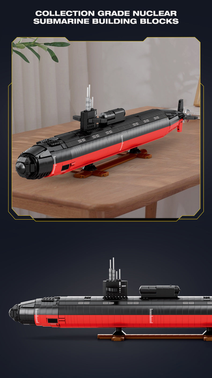 33049 Military Nuclear Submarine (2988pcs)