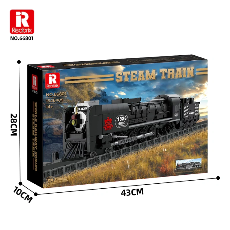 66801 Steam Locomotive (1,546pcs)