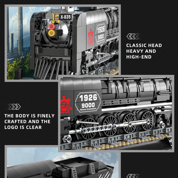 66801 Steam Locomotive (1,546pcs)