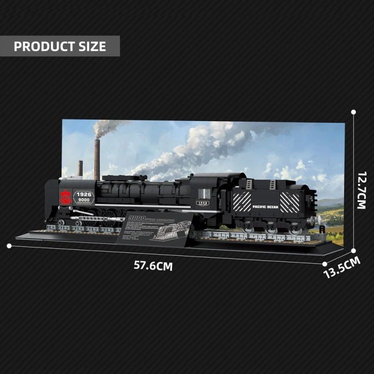 66801 Steam Locomotive (1,546pcs)