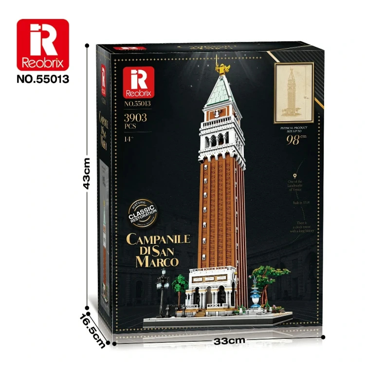 Klocki REOBRIX 55013 Campanile Di San Marco (3903 elementy)