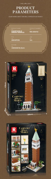 Klocki REOBRIX 55013 Campanile Di San Marco (3903 elementy)