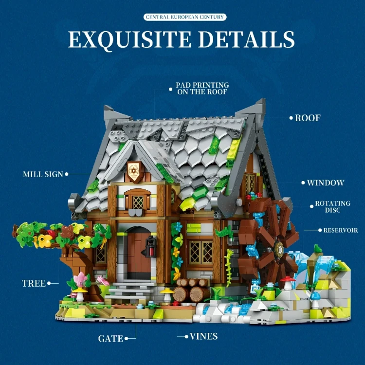 Klocki REOBRIX 66045 Mill House (1873 elementy)