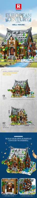Klocki REOBRIX 66045 Mill House (1873 elementy)