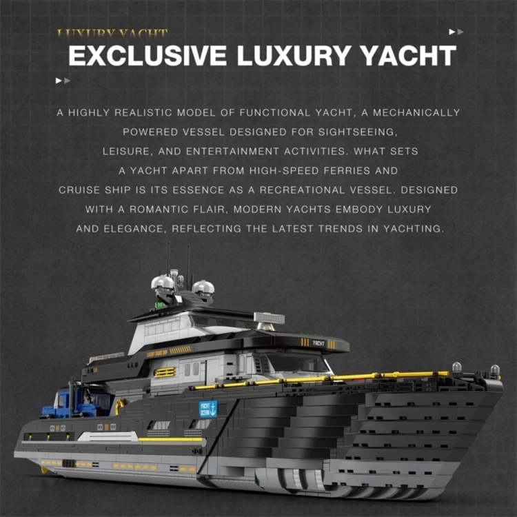 Klocki REOBRIX 66103 Luxury Yacht (4421 elementy)