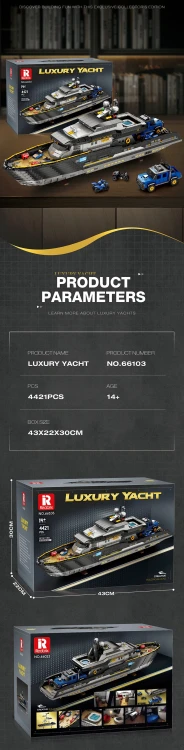 Klocki REOBRIX 66103 Luxury Yacht (4421 elementy)