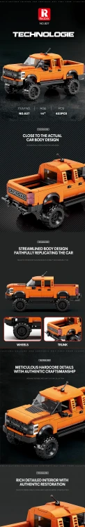 Klocki REOBRIX 827 Pick-up Truck (423 elementy)