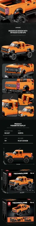 Klocki REOBRIX 827 Pick-up Truck (423 elementy)