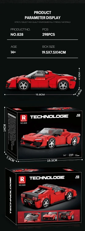 Klocki REOBRIX 828 Spuper Car J50 (298 elementów)