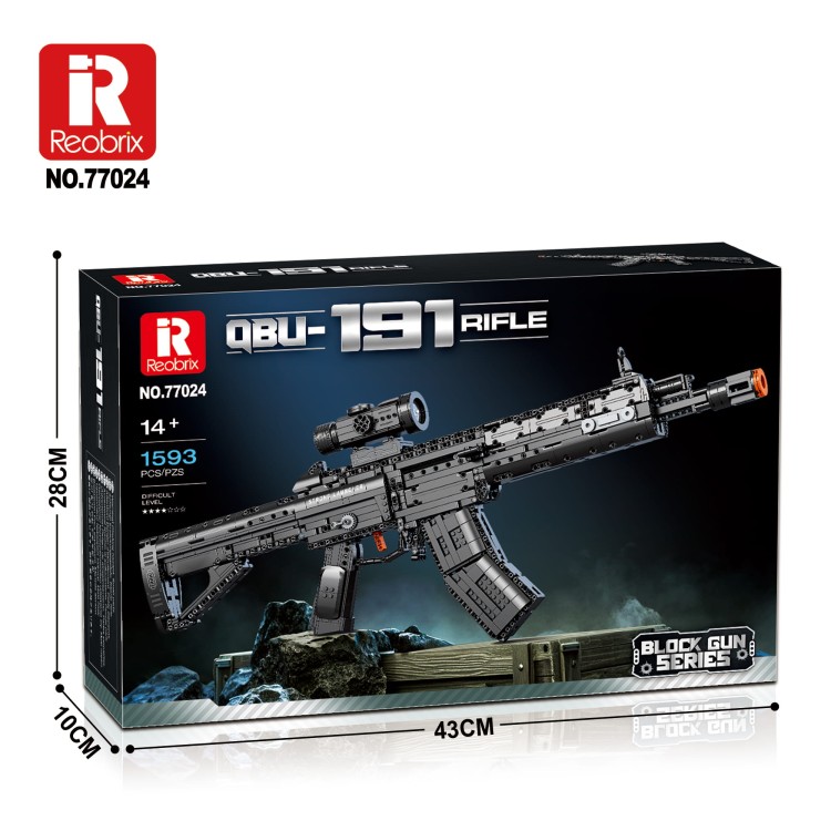 Klocki REOBRIX 77024 Karabin QBU-191 (1593 pcs)