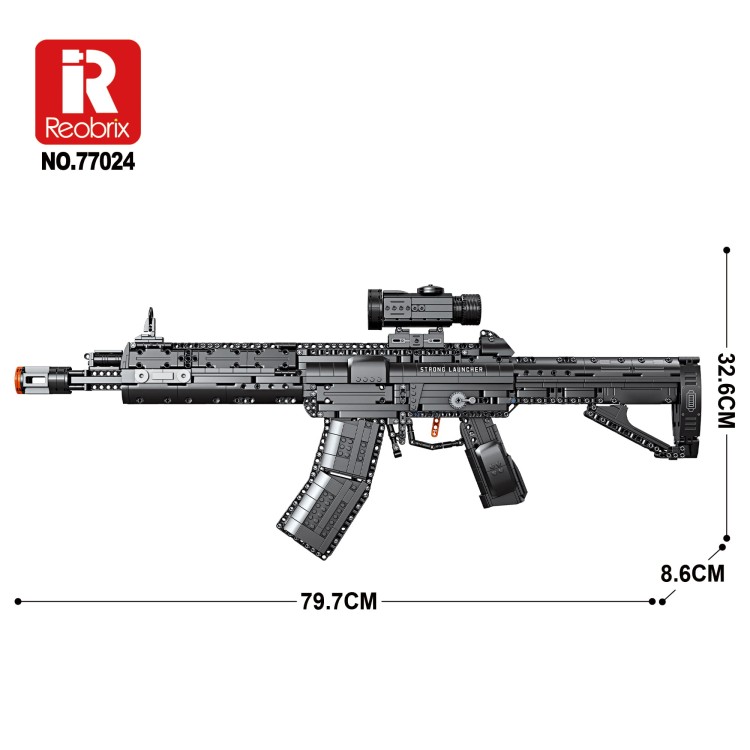 Klocki REOBRIX 77024 Karabin QBU-191 (1593 pcs)