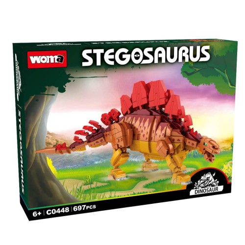 Klocki WOMA C0448-DS. Dinozaur Stegosaurus
