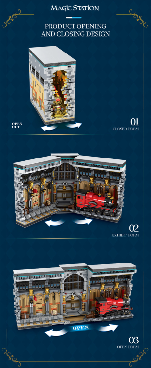 66031 Wizzard Train Book (3060pcs)