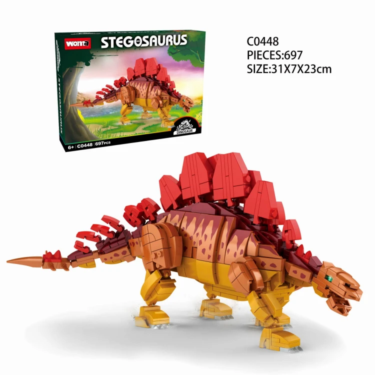 Klocki WOMA C0448-DS. Dinozaur Stegosaurus