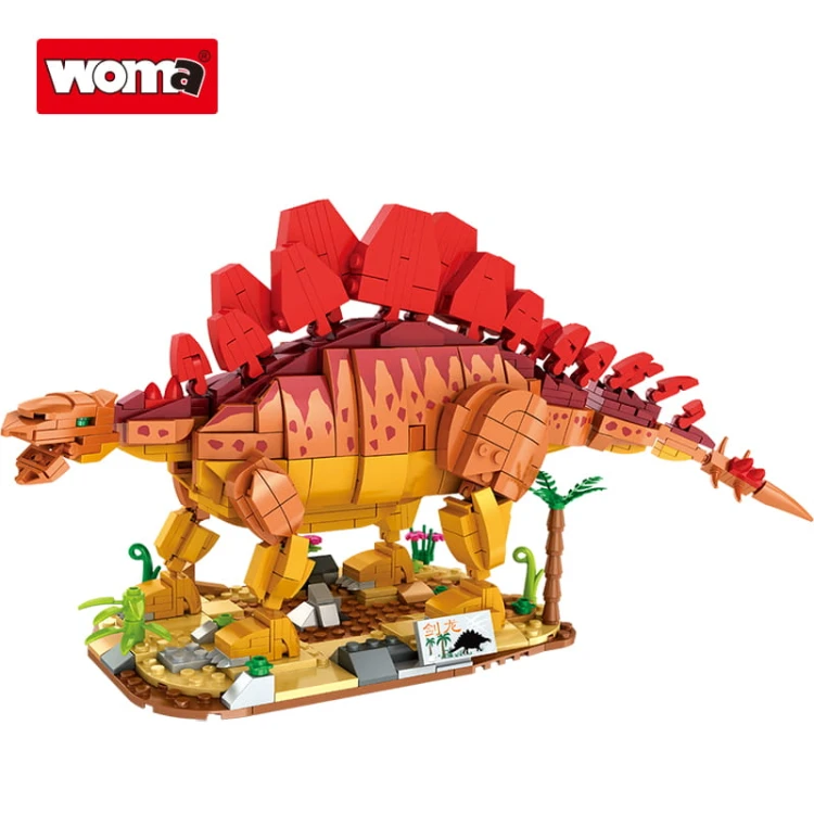 Klocki WOMA C0448-DS. Dinozaur Stegosaurus