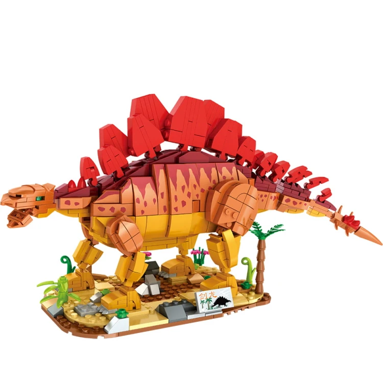 Klocki WOMA C0448-DS. Dinozaur Stegosaurus
