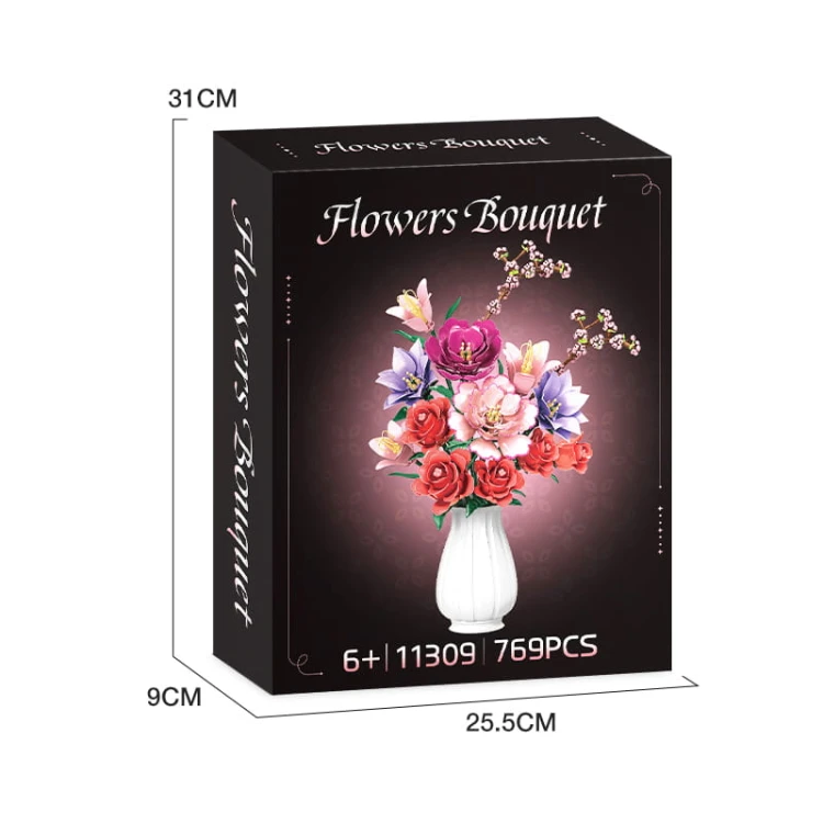 Klocki WOMA 11309-DS. Bukiet kwiatów