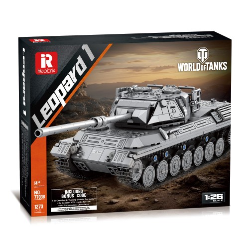 Klocki REOBRIX 77038 Leopard 1 World of Tanks (1273 elementów)