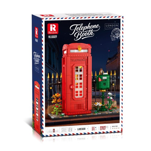 Klocki REOBRIX 66609 Budka Telefoniczna (1707 elementów)