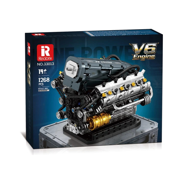 Klocki REOBRIX 33013 Silnik V6 (1268 elementów)