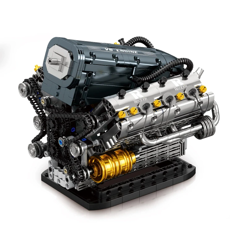 Klocki REOBRIX 33013 Silnik V6 (1268 elementów)