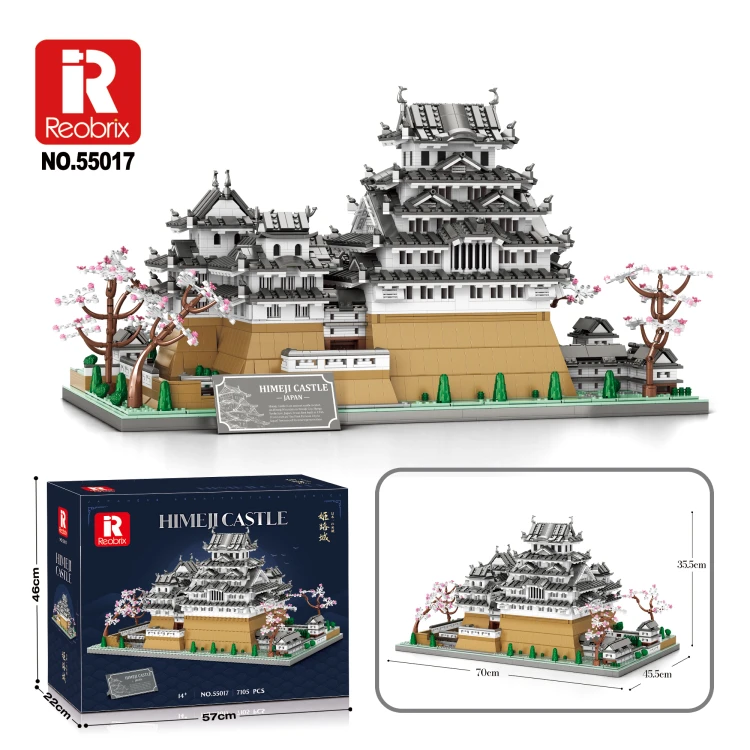 Klocki REOBRIX 55017 Zamek Himeji (7105 elementów)