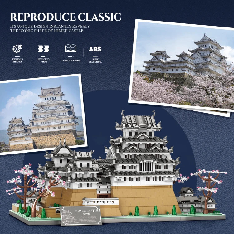 Klocki REOBRIX 55017 Zamek Himeji (7105 elementów)